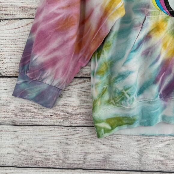 Destinations USA Bad Bunny Rainbow Tie Dye Hoodie Sweatshirt Adult S Multicolor - Picture 5 of 12